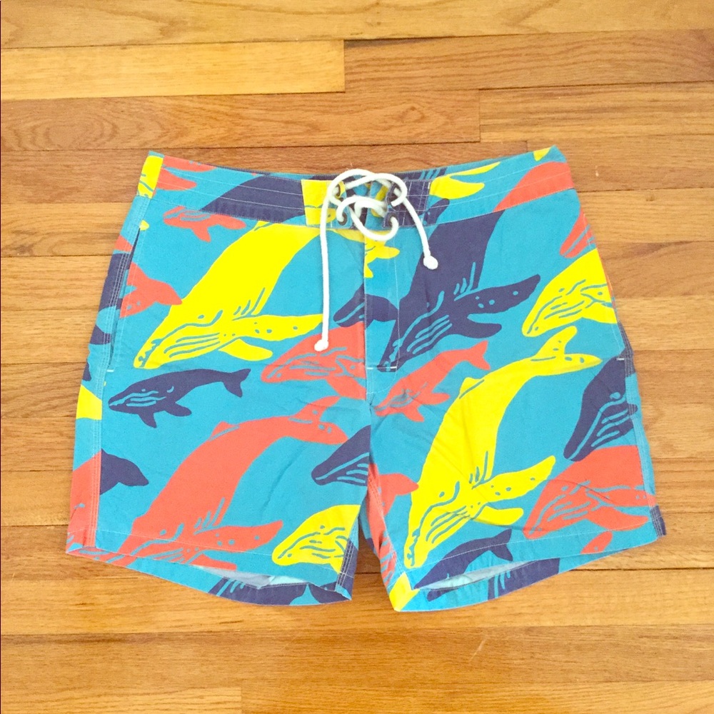 Men's J. Crew Bathing Suit / Board Short size 34